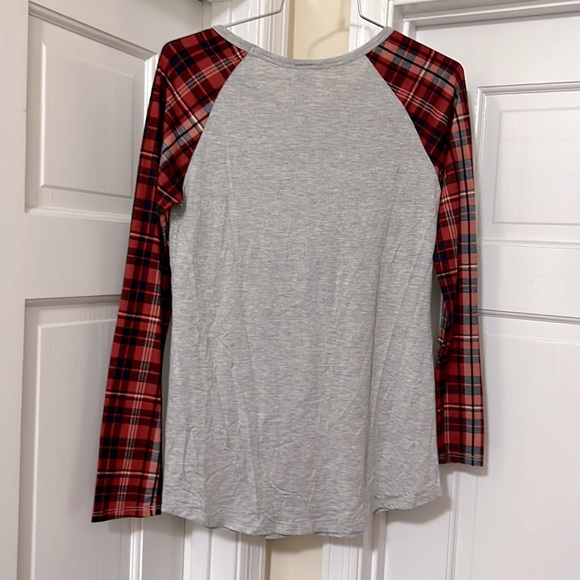 Color Bear Christmas with the Tribe long sleeve top - Picture 2 of 4